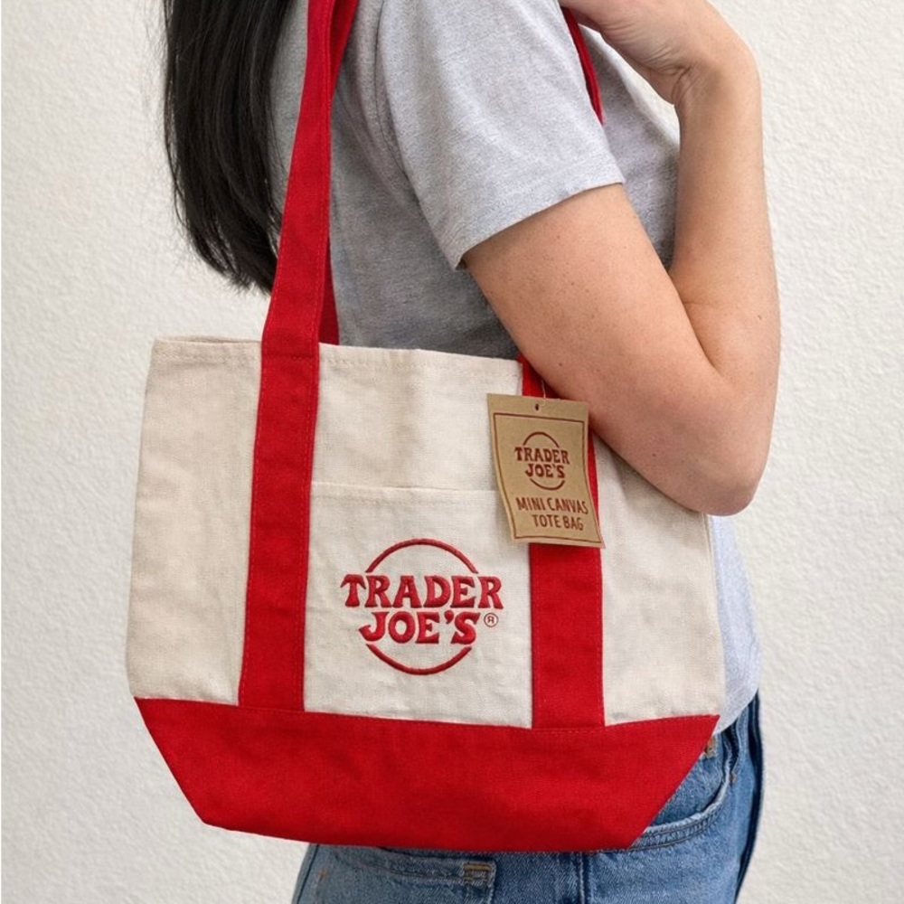 Trader Joe’s Mini tote Red